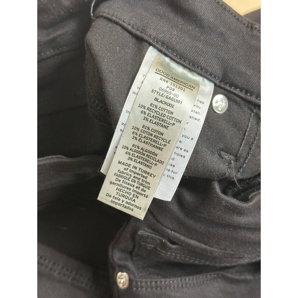 Good American Black Denim Jeans - Size 2 - Mint - Picture 7 of 7
